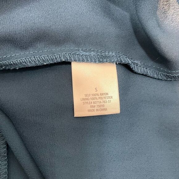 FRANCESCA’S Blue Rain Boho Embroidered Dress - Picture 5 of 5